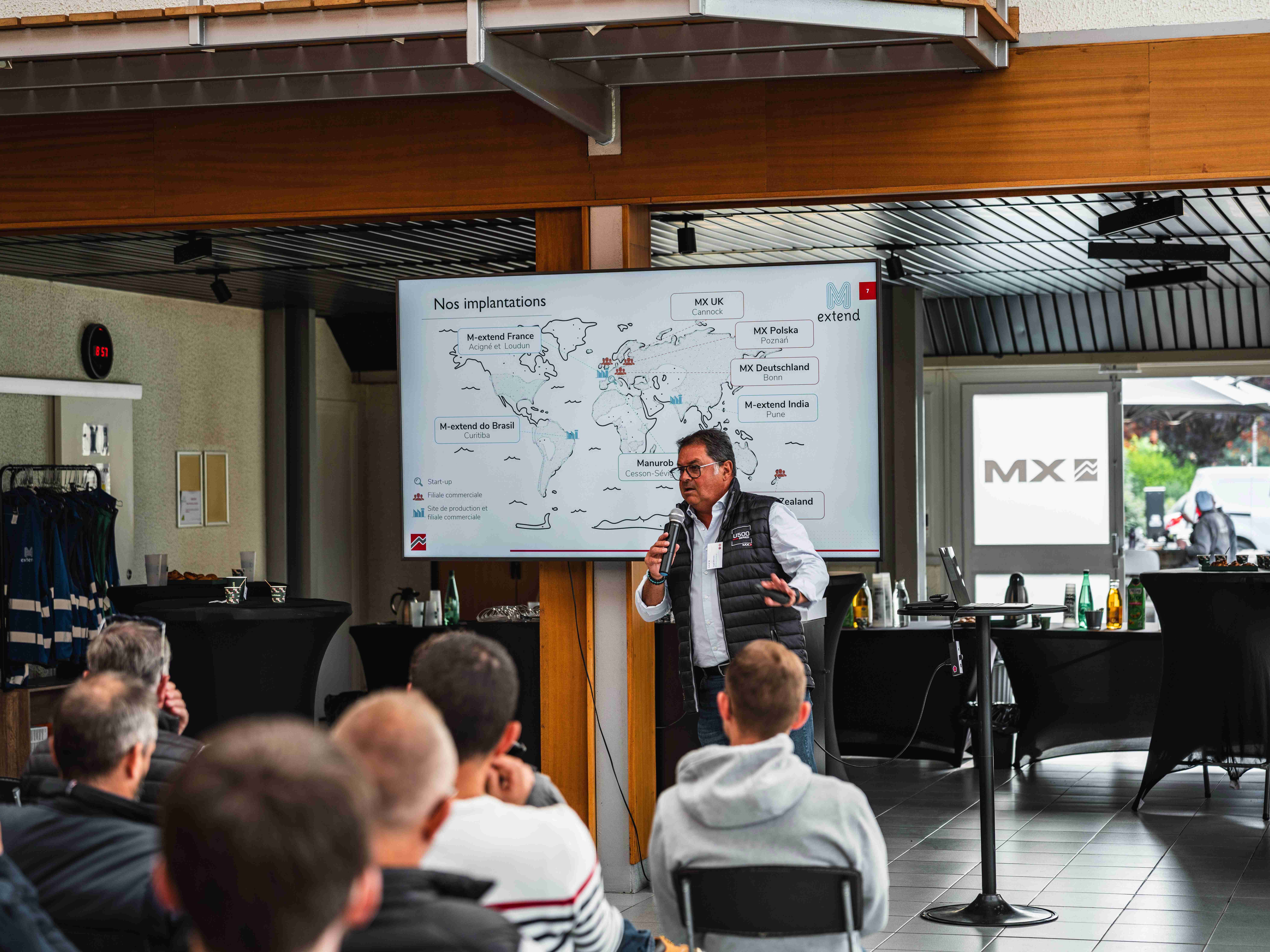 Presentation of the history of the MX group to DEUTZ-FAHR dealers in Acigné